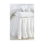 Valge Voodiseelik Juliette Frill White (Ellos) 160x200