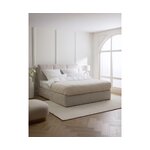 Light beige continental bed (oberon) 180x200