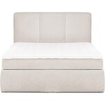 Light beige continental bed (oberon) 180x200