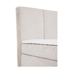 Light beige continental bed (oberon) 180x200