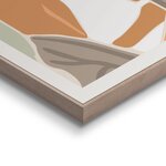 Seinäkuva 2 kpl kukka (oranssi wallz) 2x 40x50