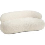 Kermanvärinen design-sohva (alba)
