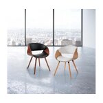 Ruskeanmusta design-tuoli evo (tomasucci) kauneusvirheellä