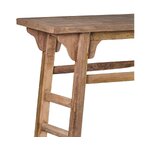 Massiivipuinen design-konsolipöytä (nathalie) kauneusvirheellä