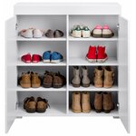 White high gloss shoe cabinet (amanda)