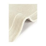 Vaalea beige soikea villamatto (kadey) 150x230 naarmuilla