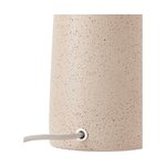 Vaalean beige pöytävalaisin (kaya)