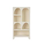 Vaalean beige designhylly kermainen i (bizzotto)