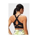 Mustat naisten urheiluliivit, ei pomppimista (fabletics)