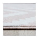 Beige-valkoinen kuviollinen matto plus (distristore matot) 160x230 kauneusvirheellä