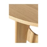 Helepruun Ümmargune Söögilaud (Apollo) d=120