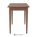 Коричневый письменный стол из массива дерева (Пол)