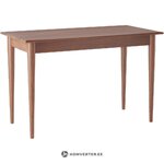 Коричневый письменный стол из массива дерева (Пол)