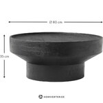 Must Täispuit Diivanilaud (Benno)