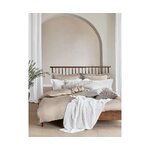 Beige puuvillapeittolaukku (premium) 155x220