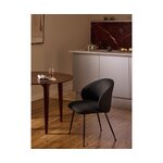 Black chair (luisa) with cosmetic flaws