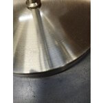 Golden floor lamp (markslöjd) with minor cosmetic flaws