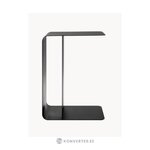 Black metal side table cosmo (metal bude) defective