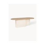 Oval wooden coffee table by Looi (noo.ma) whole