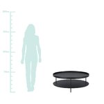 Must Diivanilaud (Renee) 90cm