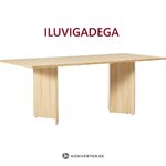 Vaaleanruskea ruokapöytä (Toni) 90x200