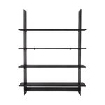 Must Täispuit Riiul Shelf (Jotex)