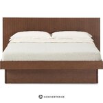 Dark brown bed (sato) 160x200 with cosmetic flaws