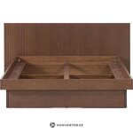 Dark brown bed (sato) 160x200 with cosmetic flaws
