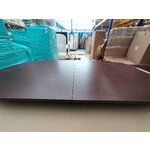 Dark brown extendable dining table (calary) 92x180-230 with cosmetic flaws.