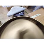 Golden Round Coffee Table Adelonda (Clayre & Eef)