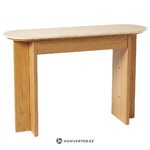 Light brown console table (zumi) with a cosmetic flaw