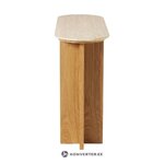 Light brown console table (zumi) with a cosmetic flaw