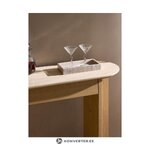 Vaaleanruskea konsolipöytä (zumi) kosmeettisilla virheillä