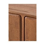 Dark brown solid wood TV stand (chandler)