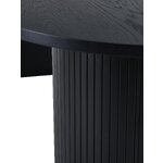 Must Ovaalne Söögilaud Bianca (Venture Design) 200x90