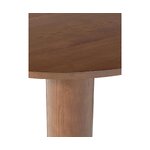 Pruun Ovaalne Täispuit Söögilaud (Dunia) 110x180