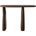 Dark brown solid wood design console table (cotton) whole