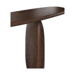 Dark brown solid wood design console table (cotton) whole