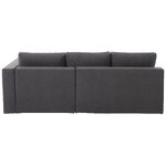 Pilka kampinė sofa-lova (Italija) dėžutėje, nepažeista