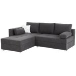 Pilka kampinė sofa-lova (Italija) dėžutėje, nepažeista