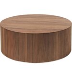 Round Wooden Coffee Table (Dan)