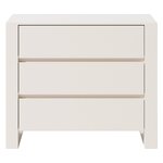 Light beige chest of drawers (liv) with cosmetic flaws.