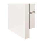 Light beige chest of drawers (liv) with cosmetic flaws.