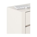 Light beige chest of drawers (liv) with cosmetic flaws.