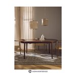 Tumepruun pikendatav söögilaud (calary) 92x180-230 iluvead