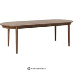 Tumepruun pikendatav söögilaud (calary) 92x180-230 iluvead