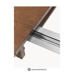 Tumepruun pikendatav söögilaud (calary) 92x180-230 iluvead