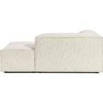 Light beige lounge chair/corner module (lennon) with cosmetic defect