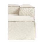 Light beige lounge chair/corner module (lennon) with cosmetic defect