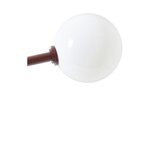 Marmorinen design-lattiavalaisin (alina), jossa kosmeettinen virhe